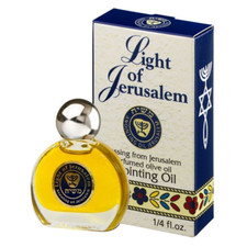 Light of Jerusalem Anointing Oil 0.25oz  Myrrh, Frankincense, Cassia Blend