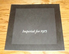 Original 1973 Chrysler Imperial Deluxe Sales Brochure 73 LeBaron
