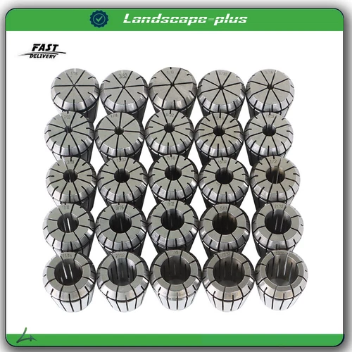 25 Pcs Collet Set ER32 Collet Chuck 1/16 inch-3/4 inch Holder Spring Collet
