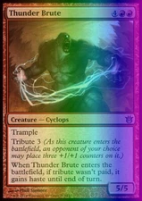 MTG Magic the Gathering Thunder Brute (113/176) Born of the Gods LP FOIL