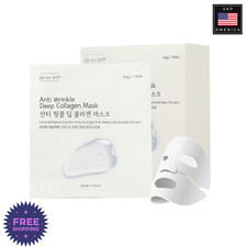 Deep Collagen Face Mask 5ct   Anti-Wrinkle, Hydrating, K-Beauty, Made In Korea
