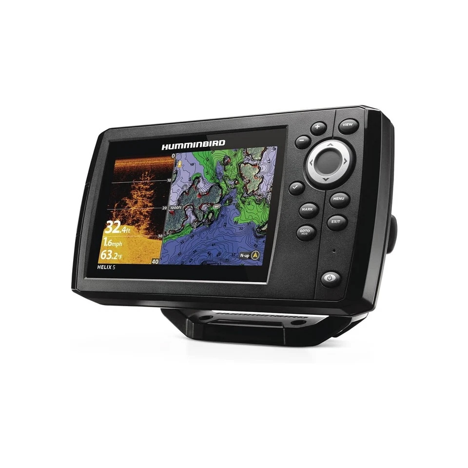 Humminbird HELIX 5 Fishfinder CHIRP DI GPS G3 & XNT-9-HW-T Transducer - 411670-1 - Image 3 of 4