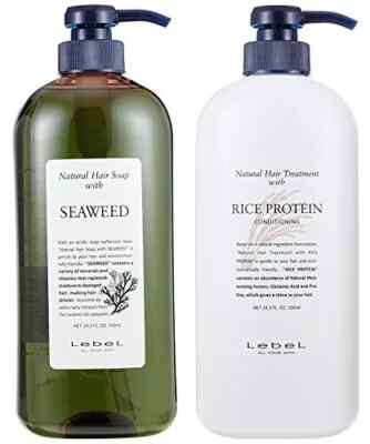 LebeL Natural Hair Soap Seaweed Treatment Rice Protein 720ml / Free Exp. Ship