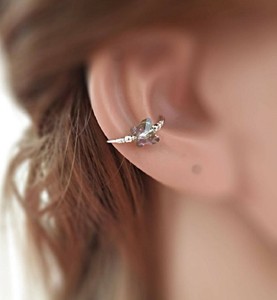 Conch Earring Hoop Swarovski Crystal Piercing Ring 20g 13 16mm Silver Gold Ebay