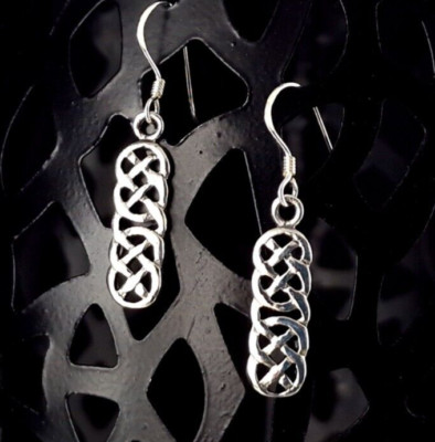 Ohrringe 925 Silber Knoten keltisch - zeitlos schön