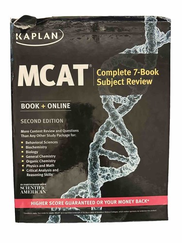 Kaplan MCAT Complete 7-book Subject Review: Second Edition - Good Condition - Picture 9 of 10