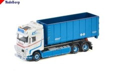 WSI Models Volvo Loods Akeri; Volvo Fh4 Globetrotter 6x2 Tag Axle Hooklift System + Hooklift Container 40m3 1:50 01-3342