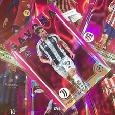 2024-25 Topps Chrome UEFA Club Comp KEN IZEKOR Rookie Base Pink Lava /250 #75