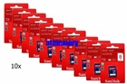 10x SanDisk 8GB SD SDHC 8G Class 4 Memory Card Lot of 10pcs Retail Pack
