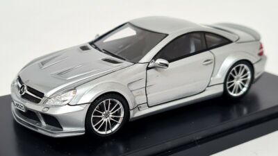 Absolute Hot Mercedes Benz SL-65 AMG Black Series Silver 1/43
