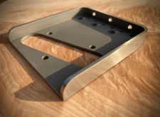 Van Dyke-Harms Left-Hand Traditional Telecaster Bridge-Stainless