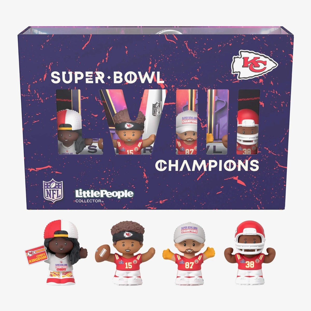 Little People Collector Super Bowl LVIII Champions Set Kansas City