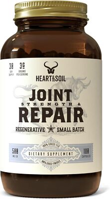 Heart & Soil 100% Grass Fed & Finished Joint Support Supplement from Regenerativ