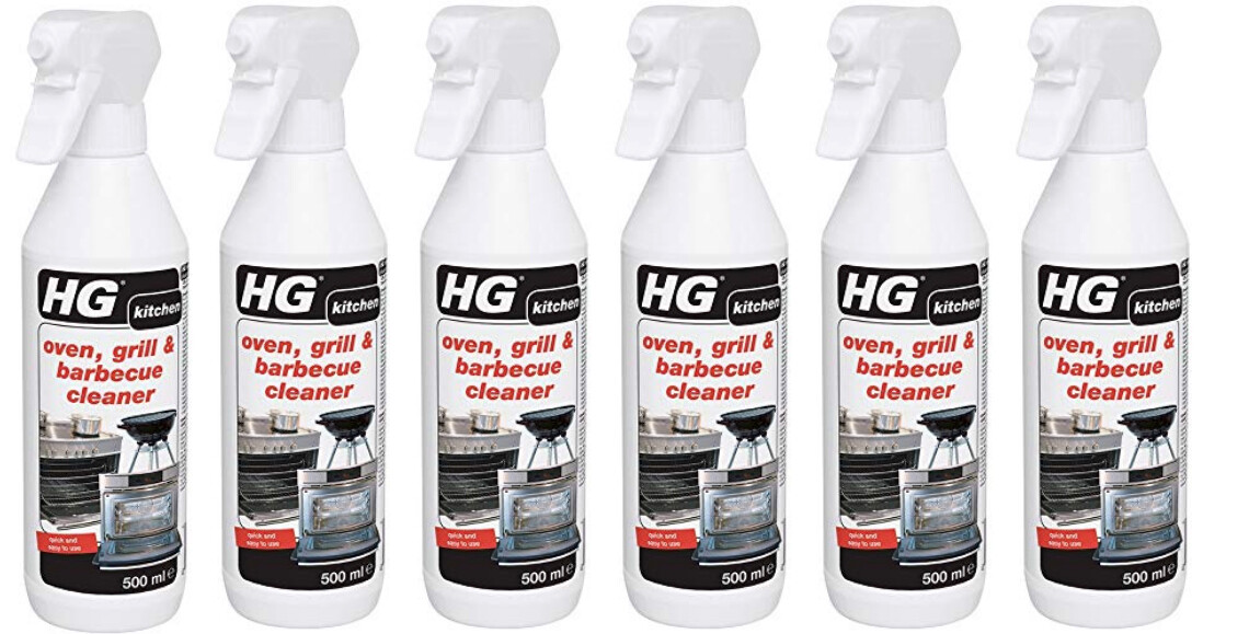 HG Oven Grill And Barbecue Cleaner Spray 500ml Heavy Duty Quick And