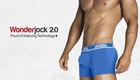 aussieBum WonderJock 2.0 Blue Trunk