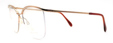 Vintage Rodenstock 806 Gold Matt Semi Rimless Frames NOS