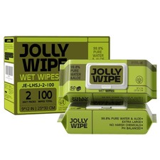 XL Wet Wipes for Adults, Large 9" x12" Adult Wipes, 99 EDI Water, Aloe, Clea...