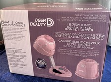 DEER BEAUTY 1875W Ionic Salon Style Bonnet Dryer Pink New (fa9)