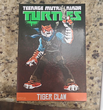 NECA TMNT Tiger Claw Action Figure w  Alternate Head  Gun  KnifeTarget Haulathon