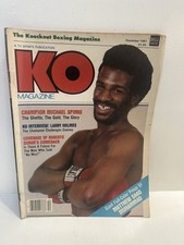 - KO Magazine December 1981 Knockout Boxing Magazine Spinks Holmes Roberto