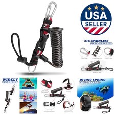 Lightweight Quick-Release Scuba Diving Lanyard for Gear Safety - 48in Extended