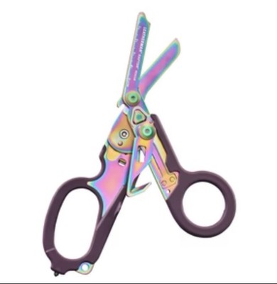 Leatherman Raptor Rescue Shears Rainbow Color    Limited Edition New w/ Holster