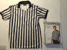 Underwraps Referee Shirt Adult One Size Black White Striped Costume