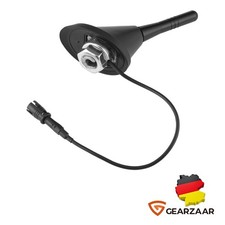 Auto KFZ Kurz Stab Dach Antenne + Raku 2 Sockel Schwarz für Mercedes, Mazda