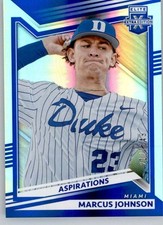 2022 Panini Elite Extra Edition ASPIRATIONS BLUE Baseball Card Pick From List