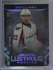 2017-18 SPx UD Black Lustrous Rookies Auto 44/175 Madison Bowey #LR-MB Auto 8tn