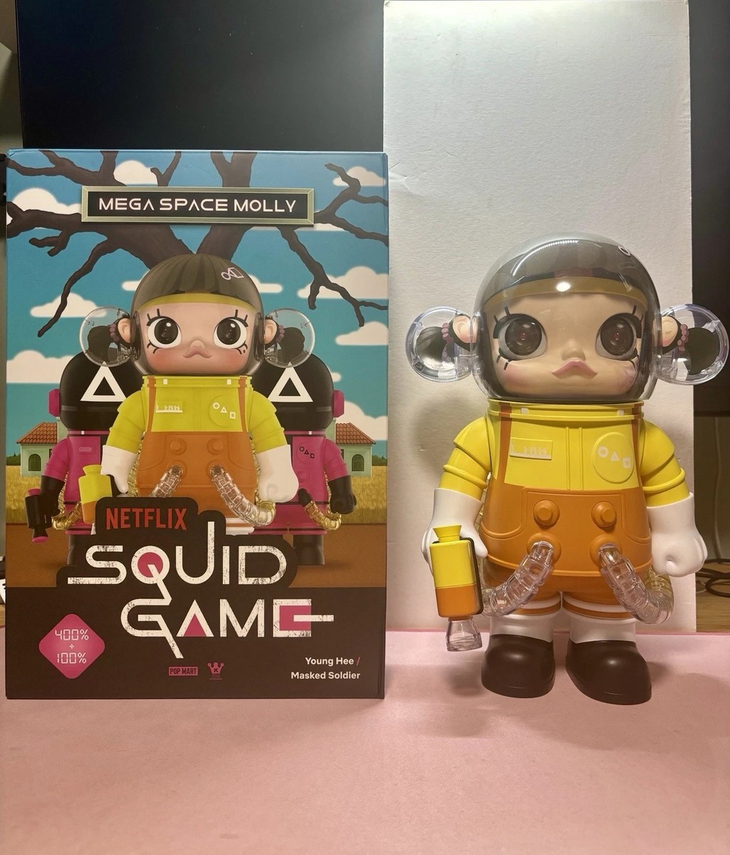 MEGA SPACE MOLLYイカゲーム(YOUNG HEE) POP MART x Squid Game Mega Space Molly: Young-hee Goes To