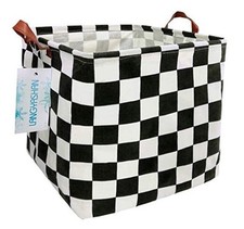 Square Storage Baskets Waterproof Canvas Children Laundry Nursery Hamper for