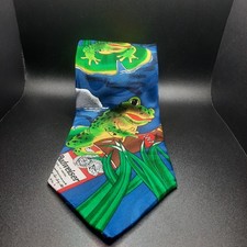 Vintage Anheuser-Busch Budweiser Frogs Novelty Necktie