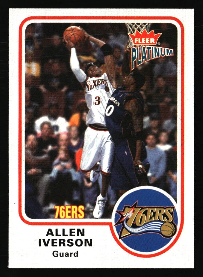 Fleer Allen Iverson Basketball 2002-03 Season Sports Trading Cards