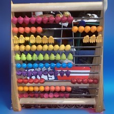 B. Toys Wooden Educational Abacus Toy for Kids Fruit Flavored