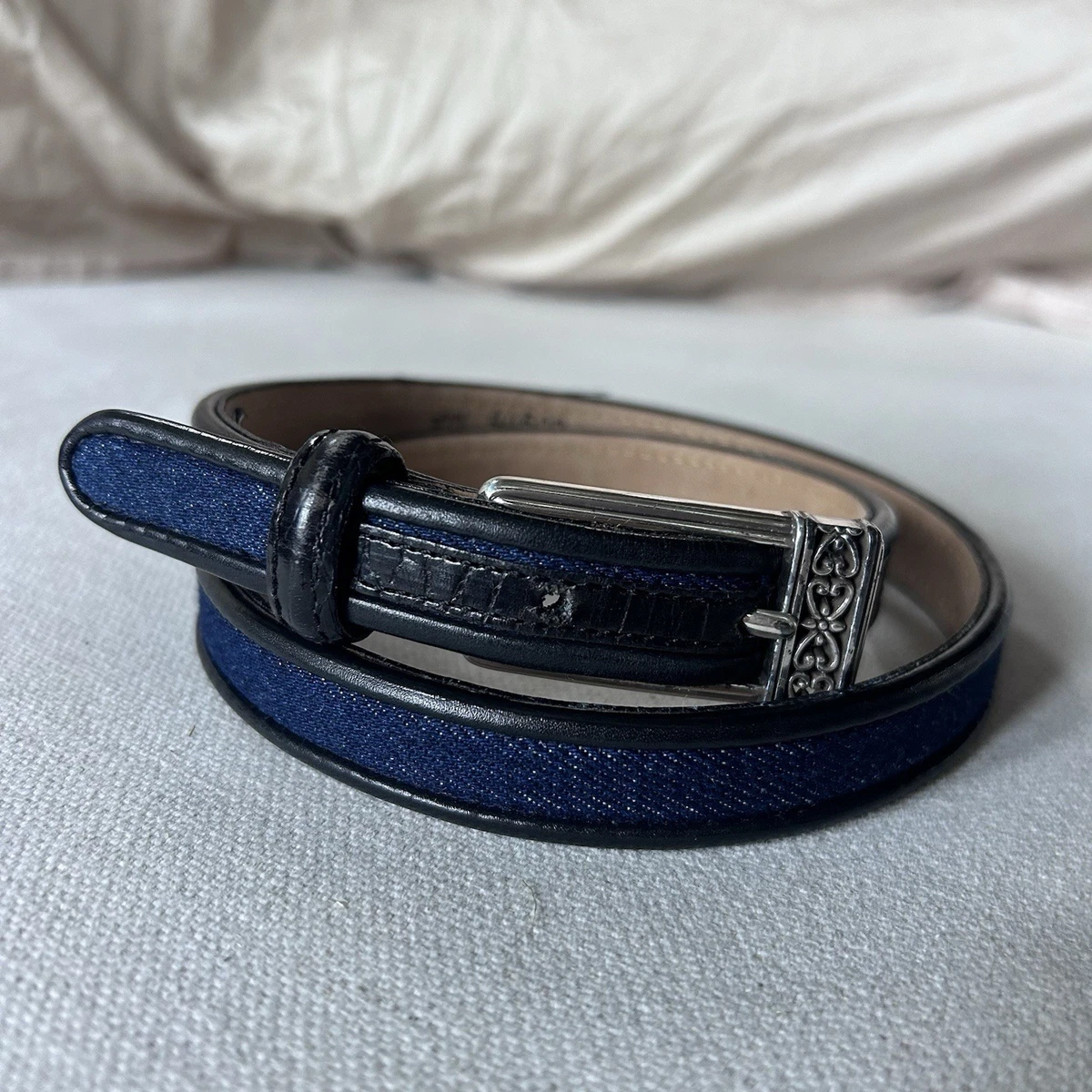Brighton Size L Silver Belts for Women for sale | eBay display picture 1