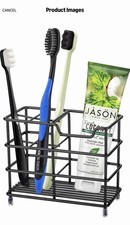 304 Stainless Steel Bathroom Toothbrush Holder Toothpaste Holder Stand Bathroom