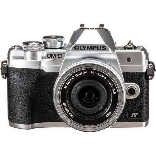 Reconditioned Olympus OM-D E-M10 Mark IV Mirrorless Camera Kit with 14-42mm Lens