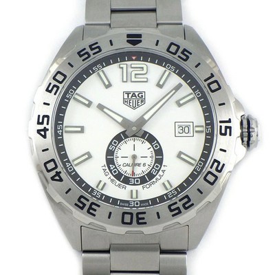 TAG Heuer Watch Formula 1 Caliber 6 WAZ2013 BA0842 White Automatic Used