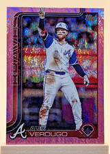 2025 Topps Update Pink Holo Foil Card #US4 Alex Verdugo Atlanta Braves 