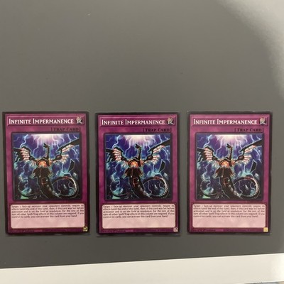 X3! Playset Infinite Impermanence L5DD-ENY31 Common 1st Edit NM! +Bonus FREESHIP