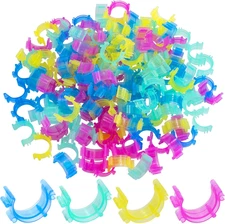 120Pcs Colorful Sewing Bobbin Small Clips Bobbin Holder Clamps Thread Sewing Mac