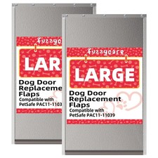 2PACK Large Dog Door Replacement Flap with Screws,Doggie Door Replacement Fla...