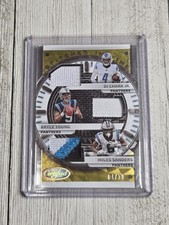2023 Panini Certified Bryce Young Miles Sanders DJ Chark Jr Gold Etch #/10