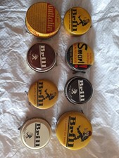 Stock SCATOLA CREMA CROMATINA LUCIDO SCARPE BRILL GUTTALIN LATTA Vintage Epoca