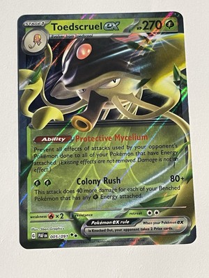 Toedscruel ex 005/091 - Paldean Fates - Pokemon TCG - Double Rare Holo Mint | eBay Toedscruel ex 005/091 - Paldean Fates - Pokemon TCG - Double Rare Holo Mint | eBay
