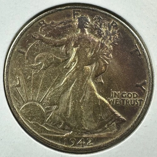 Photo of a 1942-S Walking Liberty Half Dollar from an eBay listing that sold on Jul 17, 2026