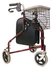 Rollator 3-Rad, Delta Gehrad, Wohnraumrollator, Indoorrollator, 3 Räder Rollator