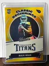 2022 Panini Classics - Classic Beginnings Malik Willis #CB-3 Gold /99 (RC)