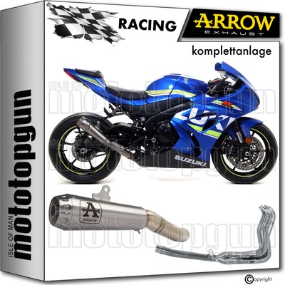 komplettanlage racing titan pro arrow fur suzuki gsx-r 1000 r 2019 19 2020 20